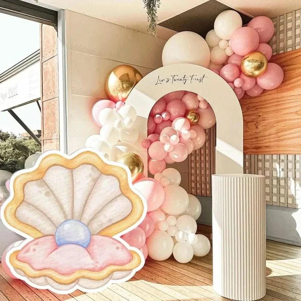 Pearl Shell Cutouts – Under the Sea Party Decorations, 46/61/92cm