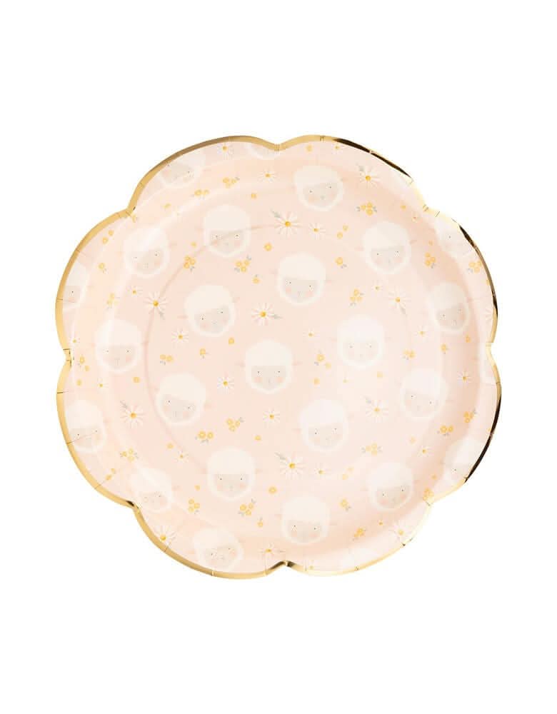 Scattered Lamb Paper Plates – 10