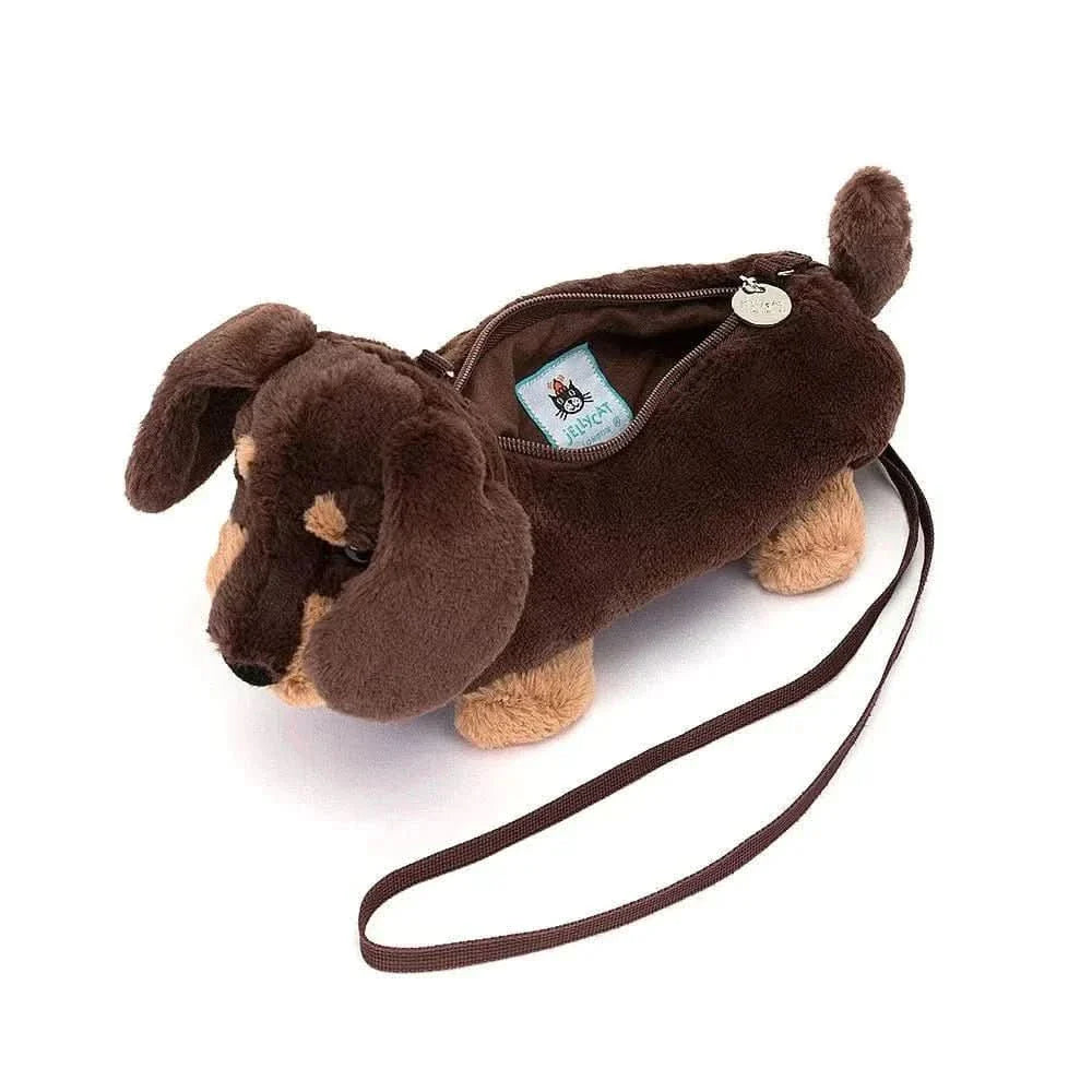 Plush Sausage Dog Bag – 22cm