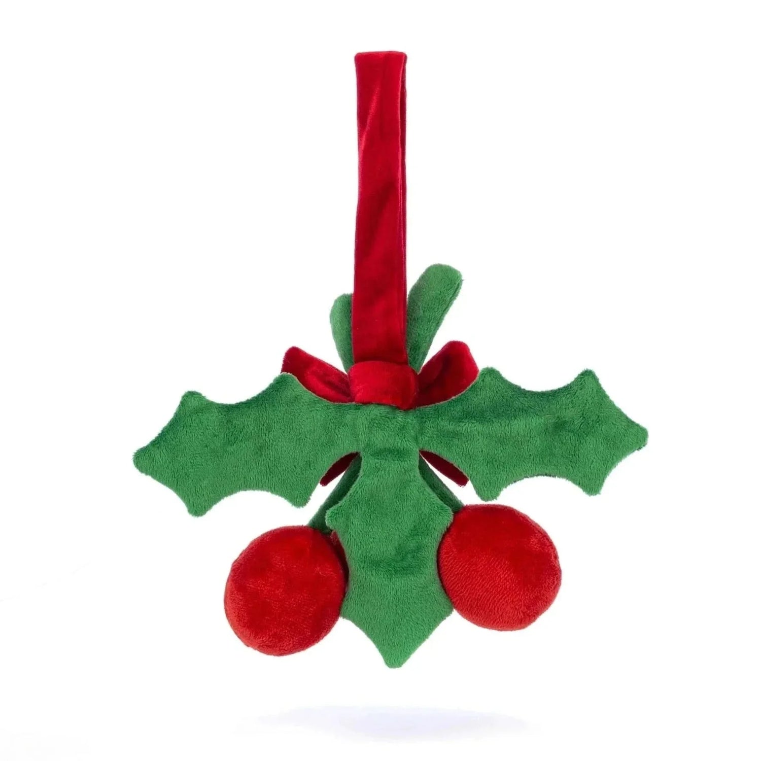 Plush Holly Decoration – 19cm