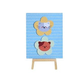 Kitten Tabletop Comic – 20x15 cm Decorative Picture with Easel
