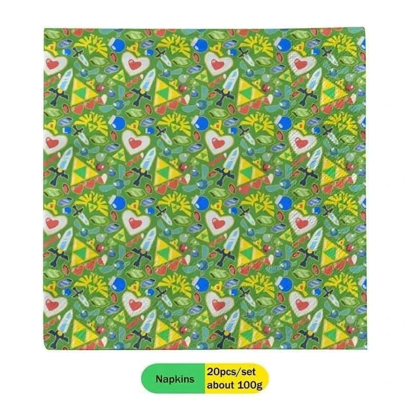 Disposable Paper Tableware Set – Cartoon Party Supplies for Birthdays & Events