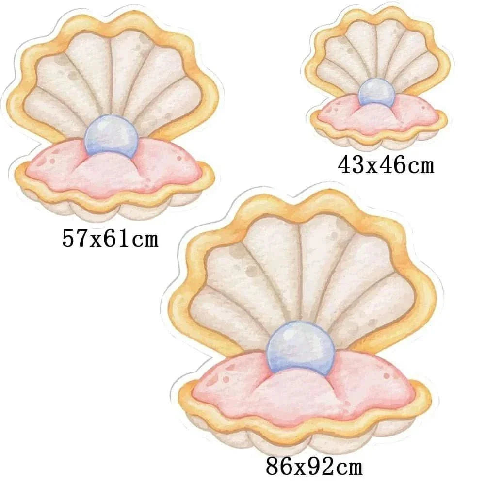 Pearl Shell Cutouts – Under the Sea Party Decorations, 46/61/92cm